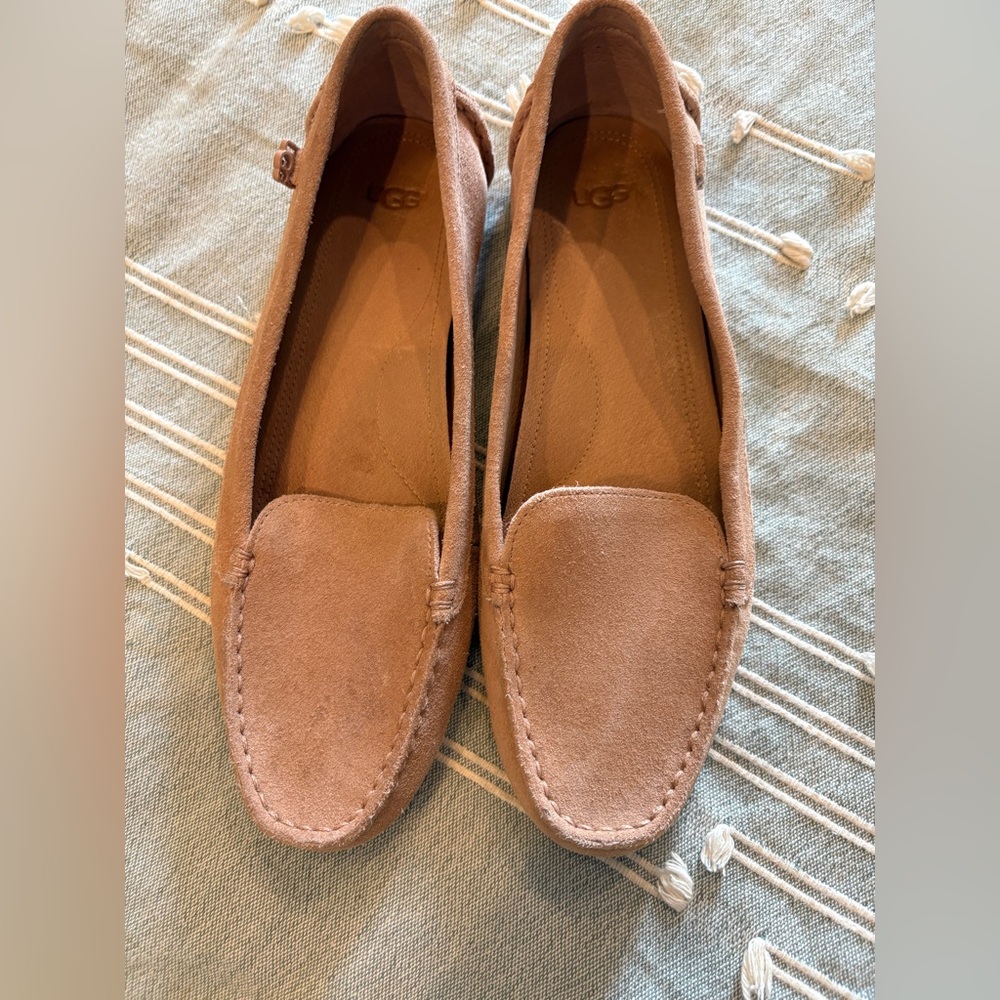 UGG Women's Tan Suede Loafers